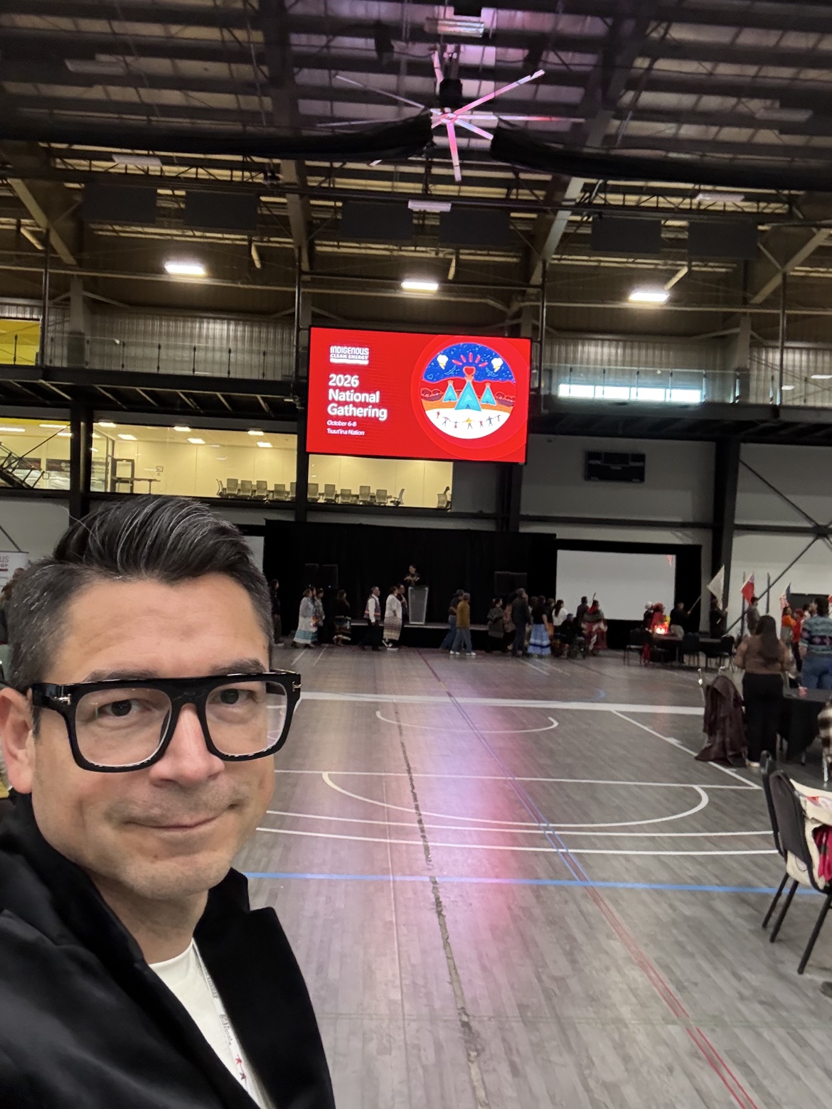 Javier at the Indigenous Clean Energy 2026 National Gathering